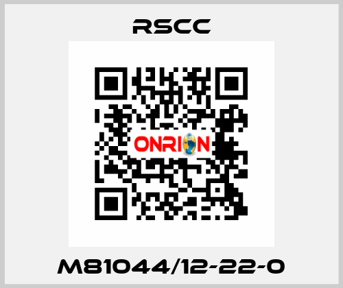 M81044/12-22-0 RSCC