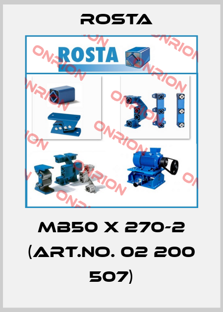 MB50 X 270-2 (ART.NO. 02 200 507) Rosta