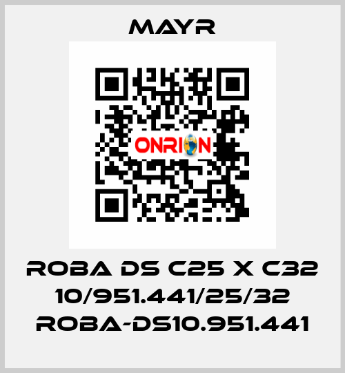 ROBA DS C25 X C32 10/951.441/25/32 ROBA-DS10.951.441 Mayr