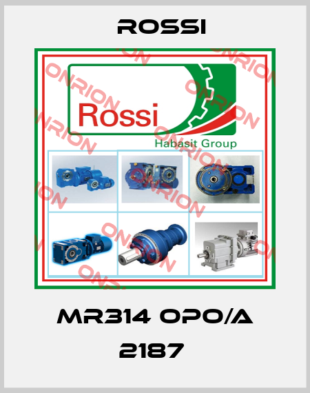MR314 OPO/A 2187  Rossi