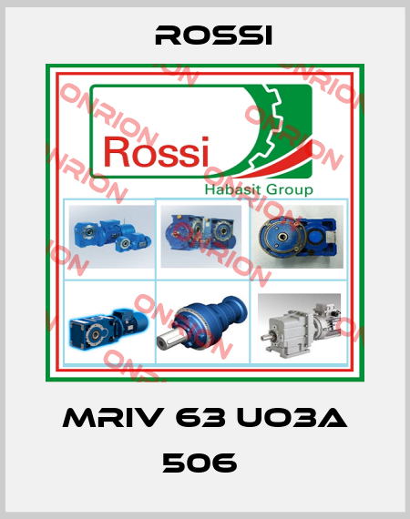 MRIV 63 UO3A 506  Rossi