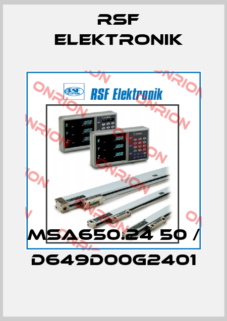 MSA650.24 50 / D649D00G2401 Rsf Elektronik