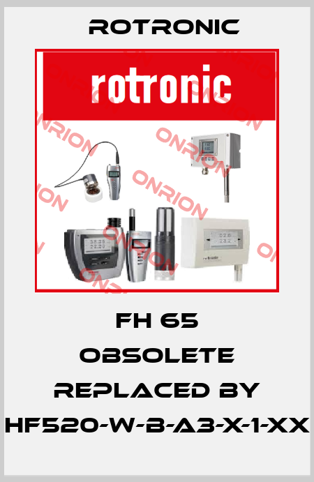 FH 65 obsolete replaced by HF520-W-B-A3-X-1-XX Rotronic