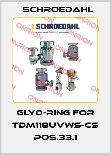 Glyd-Ring for TDM118UVWS-CS pos.33.1 Schroedahl