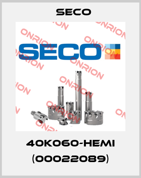 40K060-HEMI (00022089) Seco