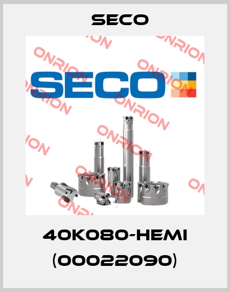 40K080-HEMI (00022090) Seco