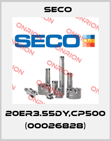 20ER3.55DY,CP500 (00026828) Seco