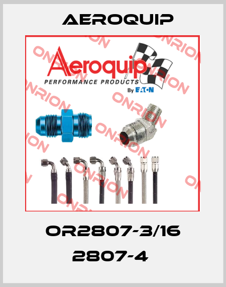 OR2807-3/16 2807-4  Aeroquip