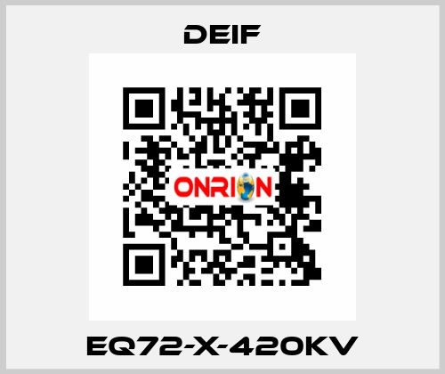 EQ72-X-420kV Deif