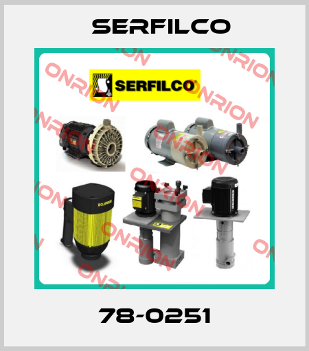 78-0251 Serfilco