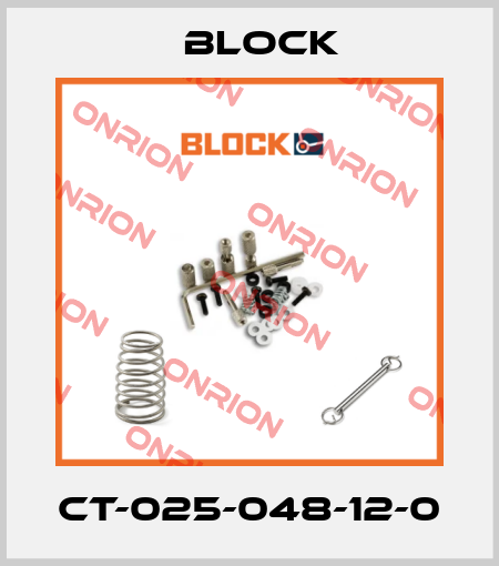 CT-025-048-12-0 Block