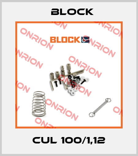 CUL 100/1,12 Block