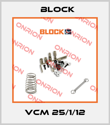 VCM 25/1/12 Block