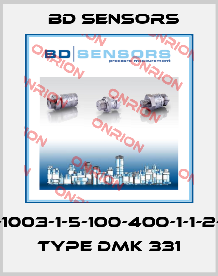 250-1003-1-5-100-400-1-1-2-000  Type DMK 331 Bd Sensors