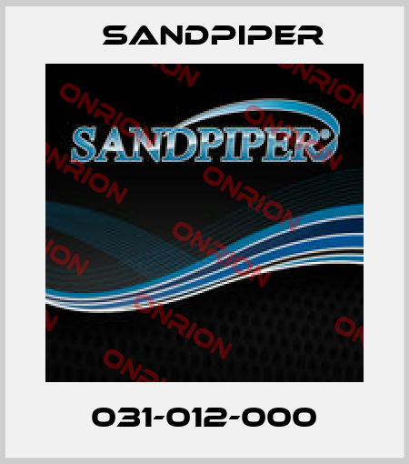 031-012-000 Sandpiper