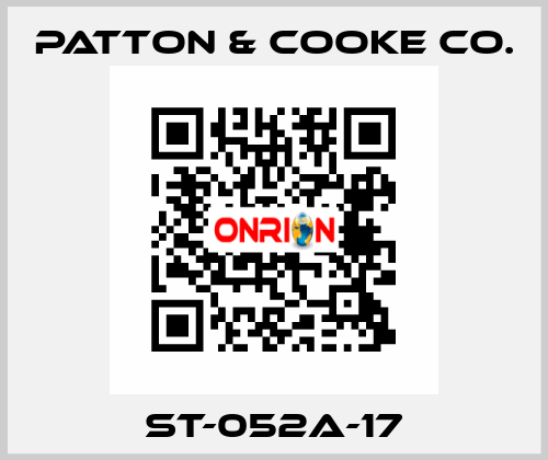 ST-052A-17 Patton & Cooke Co.