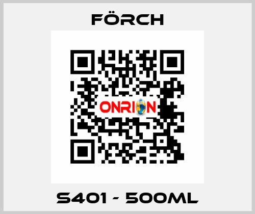S401 - 500ml Förch