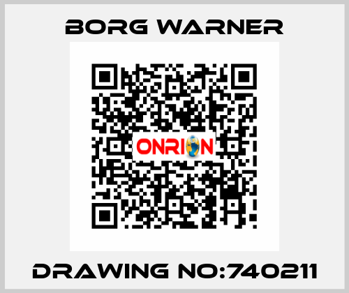 Drawing No:740211 Borg Warner