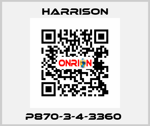 P870-3-4-3360  Harrison