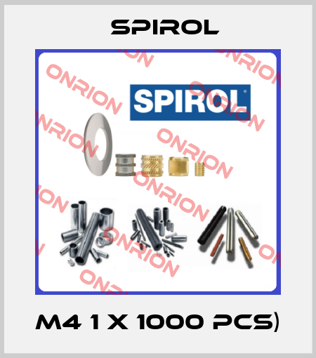 M4 1 x 1000 pcs) Spirol