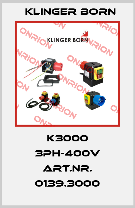 K3000 3Ph-400V Art.Nr. 0139.3000 Klinger Born