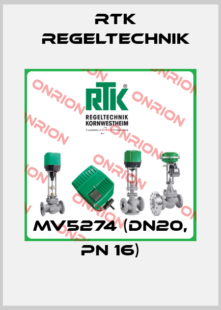 MV5274 (DN20, PN 16) RTK Regeltechnik