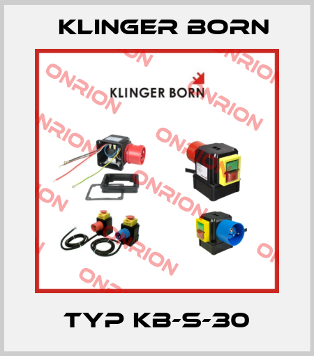 Typ KB-S-30 Klinger Born
