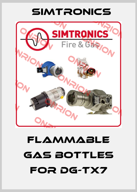 Flammable gas bottles for DG-TX7 Simtronics