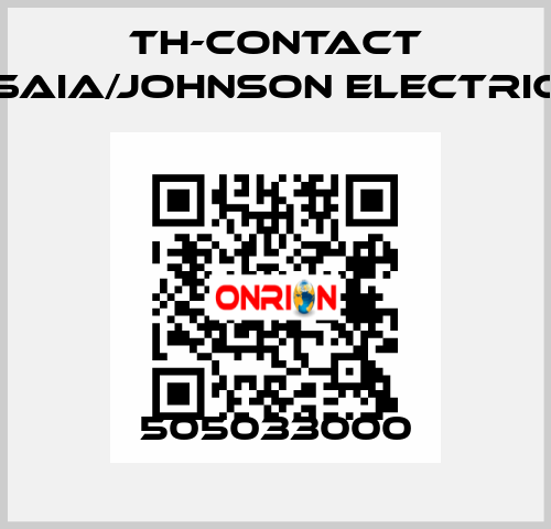 505033000 TH-Contact (Saia/Johnson Electric)