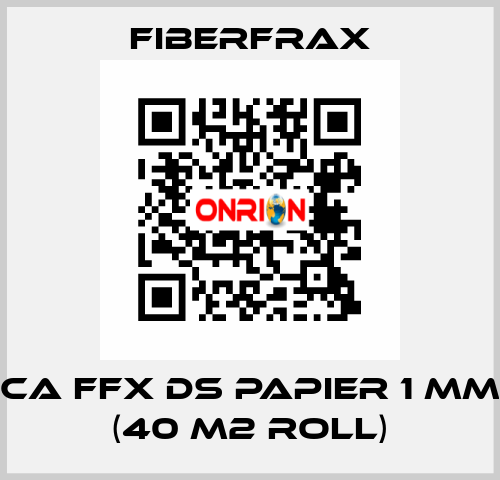 CA FFX DS PAPIER 1 MM (40 m2 roll) Fiberfrax