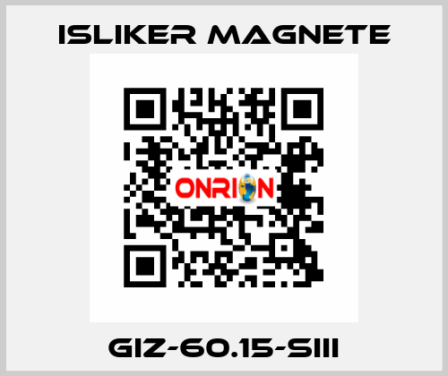 Giz-60.15-SIII ISLIKER MAGNETE