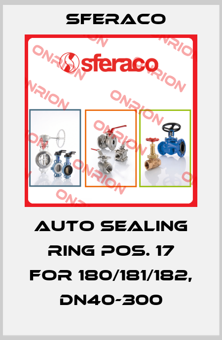 Auto sealing ring pos. 17 for 180/181/182, DN40-300 Sferaco