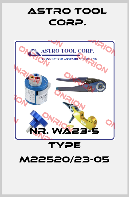 Nr. WA23-5 Type M22520/23-05 Astro Tool Corp.