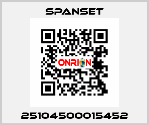 25104500015452 SpanSet