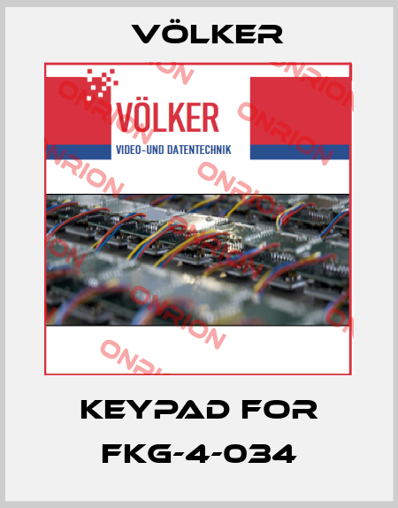 keypad for FKG-4-034 Völker