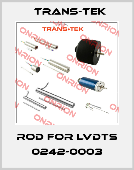 rod for LVDTs 0242-0003 TRANS-TEK