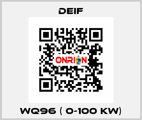 WQ96 ( 0-100 kw) Deif