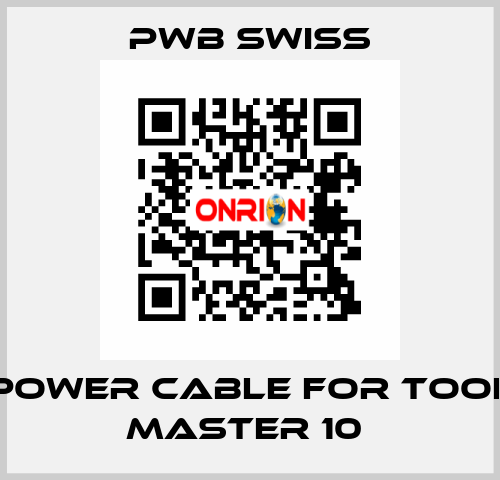 POWER CABLE FOR TOOL MASTER 10  PWB Swiss