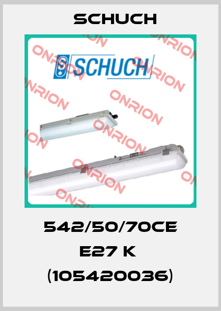542/50/70CE E27 k  (105420036) Schuch