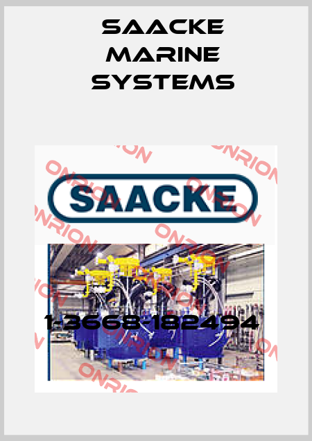 1-3668-182494  Saacke Marine Systems