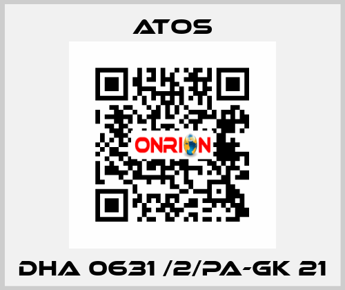 DHA 0631 /2/PA-GK 21 Atos