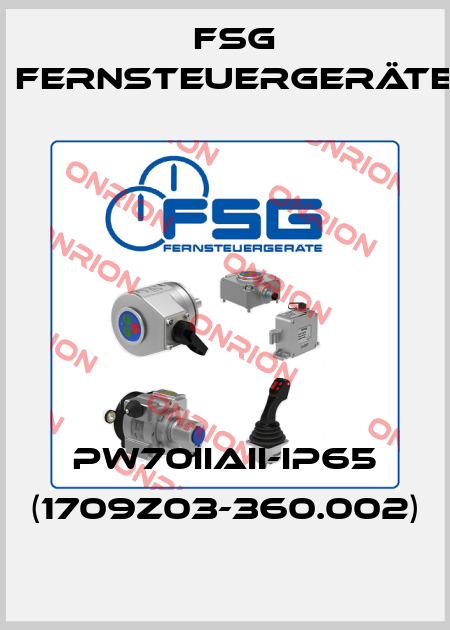 PW70IIAII-IP65 (1709Z03-360.002) FSG Fernsteuergeräte