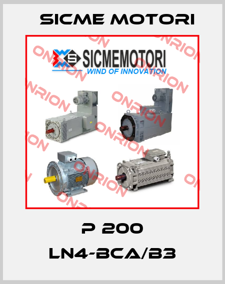 P 200 LN4-BCA/B3 Sicme Motori