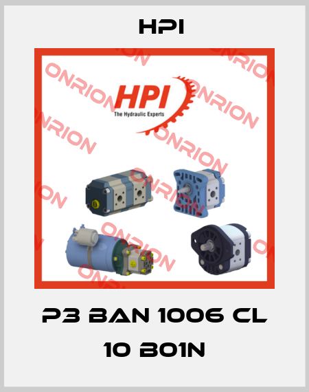 P3 BAN 1006 CL 10 B01N HPI