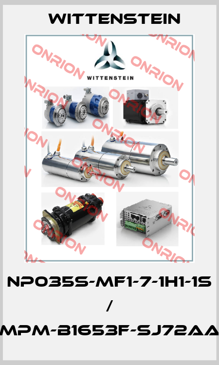 NP035S-MF1-7-1H1-1S / MPM-B1653F-SJ72AA Wittenstein