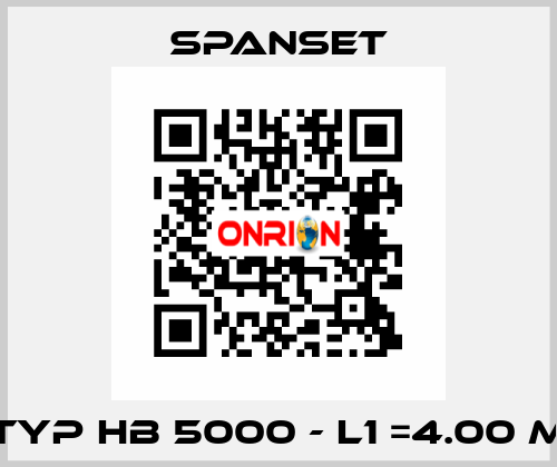 Typ HB 5000 - L1 =4.00 m SpanSet