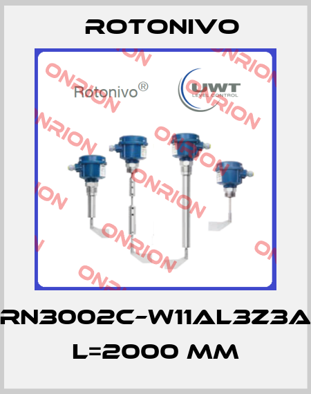 RN3002C–W11AL3Z3A L=2000 mm Rotonivo