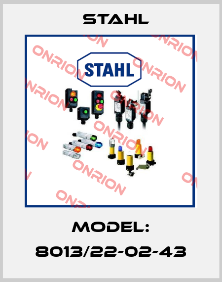 Model: 8013/22-02-43 Stahl