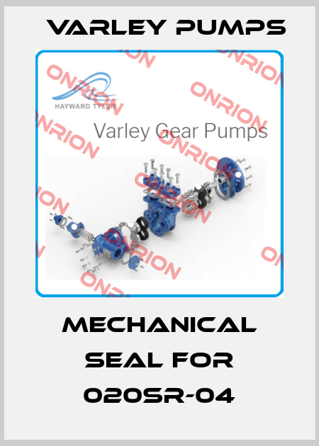 MECHANICAL SEAL for 020SR-04 Varley Pumps