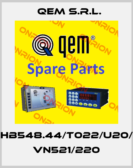 HB548.44/T022/U20/ VN521/220 QEM S.r.l.